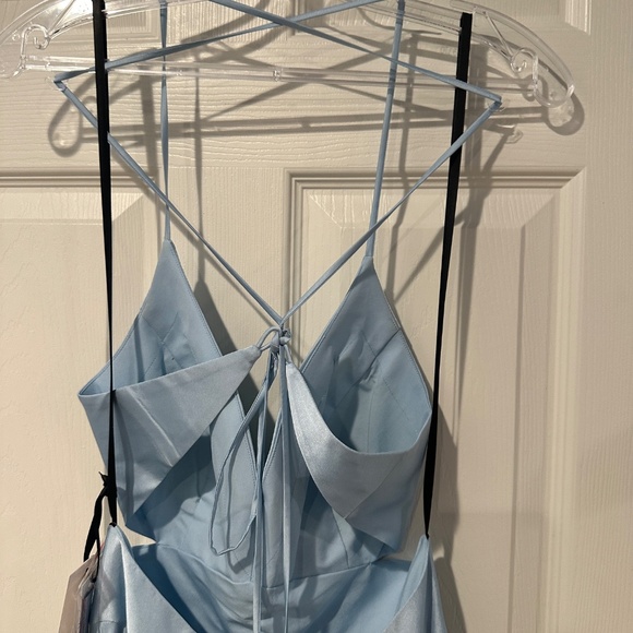 Alyce Paris glacier blue long gown, size 4, NWT - Picture 6 of 8